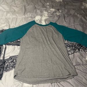 DANSKIN NOW Teal Sleeved Shirt